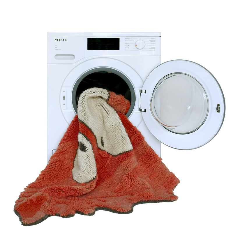 Waschbarer Wollteppich “Ghosty” 100 x 100 cm