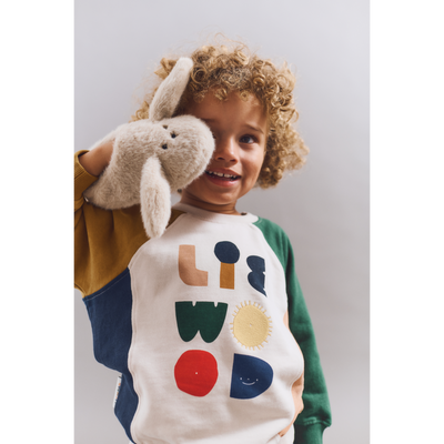 Sweatshirt "Aude Liewood characters / Golden caramel multi mix"
