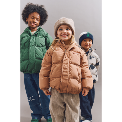 Daunenjacke "Adelina Spot dots / Mist"