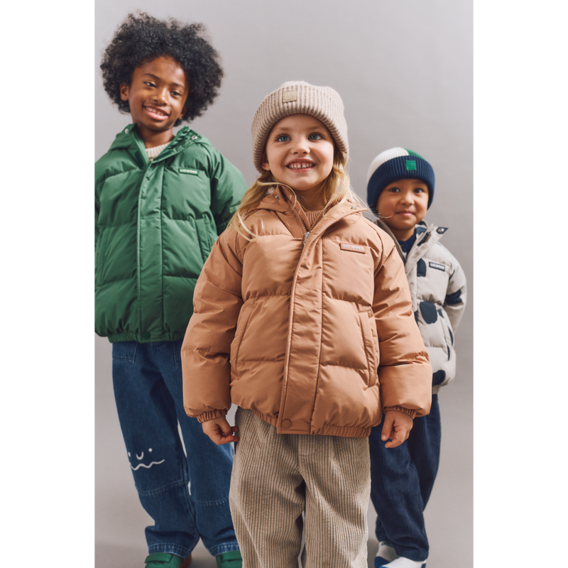 Daunenjacke "Adelina Spot dots / Mist"