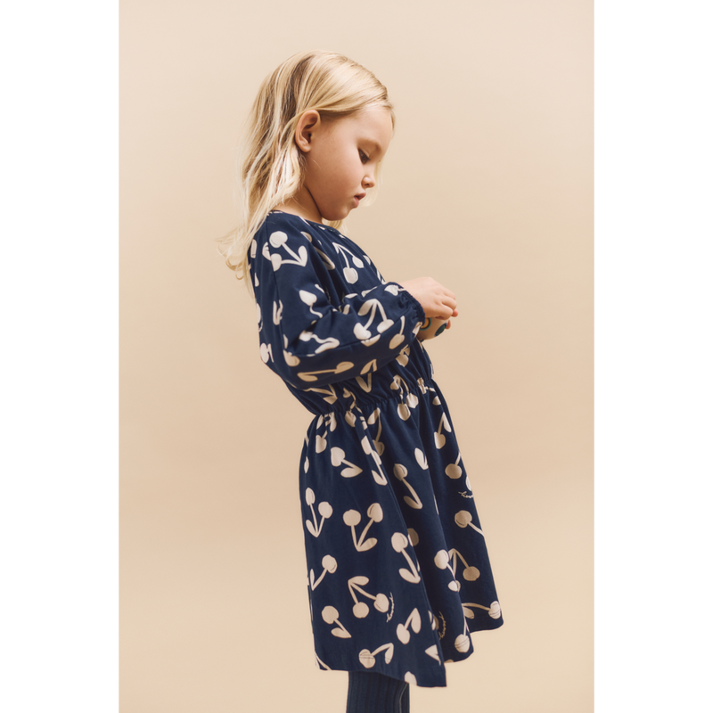 Kleid "Sadia Cherry blossom / Classic navy"