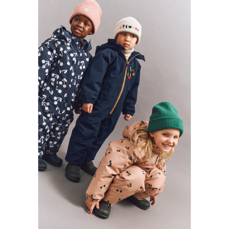 Schneeanzug "Maddy Cherry blossom / Classic navy"