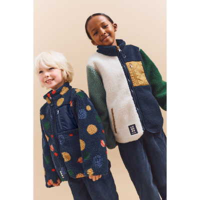 Plüschjacke “Nolan Peppermint multi mix"