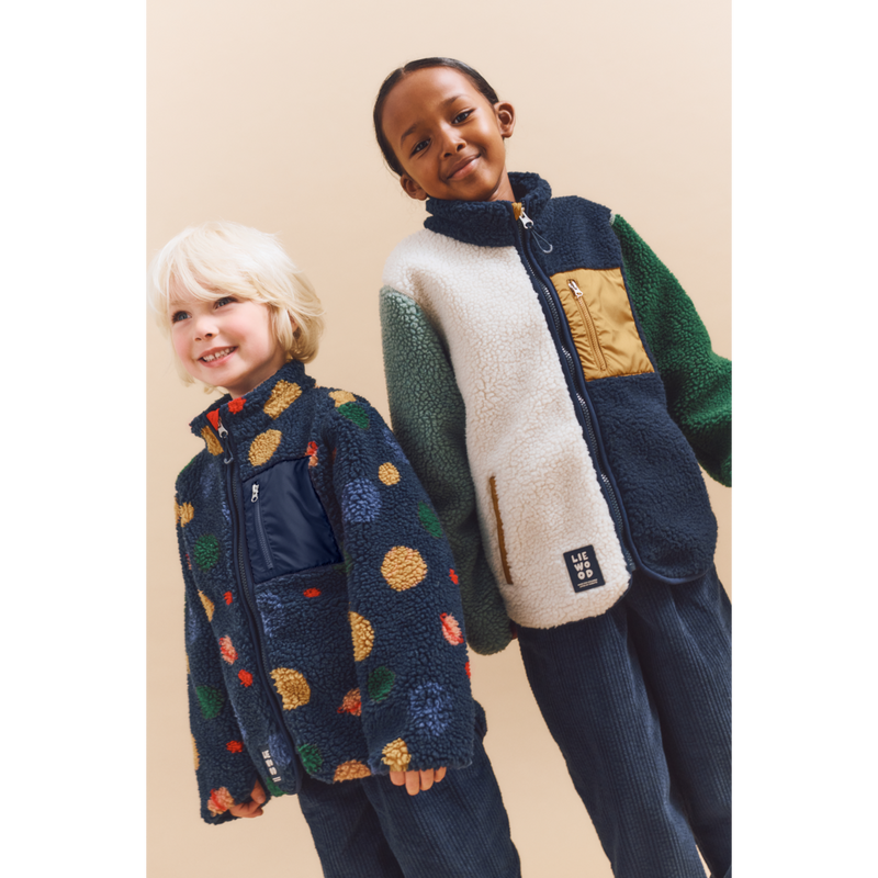 Plüschjacke “Nolan Peppermint multi mix"