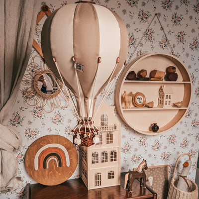 Heißluftballon “Beige / Vanille“ M