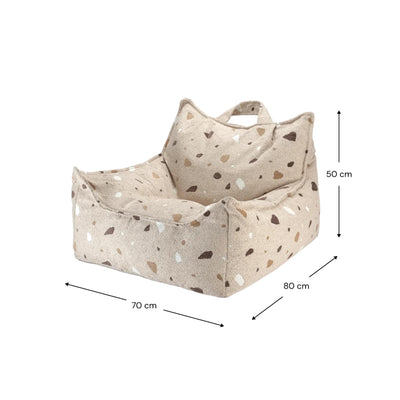 Sitzsack Sessel "Terrazzo Sand"