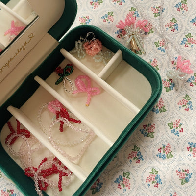 Schmuckkästchen aus Samt "All I Wish"