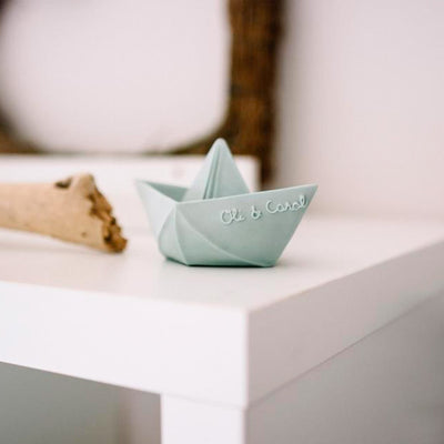 Badespielzeug “Origami Boat Mint”