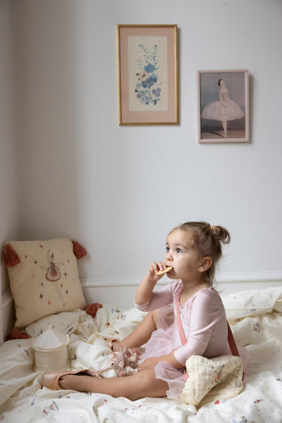 Kinder Besticktes Kissen "OCS - Ballerina"