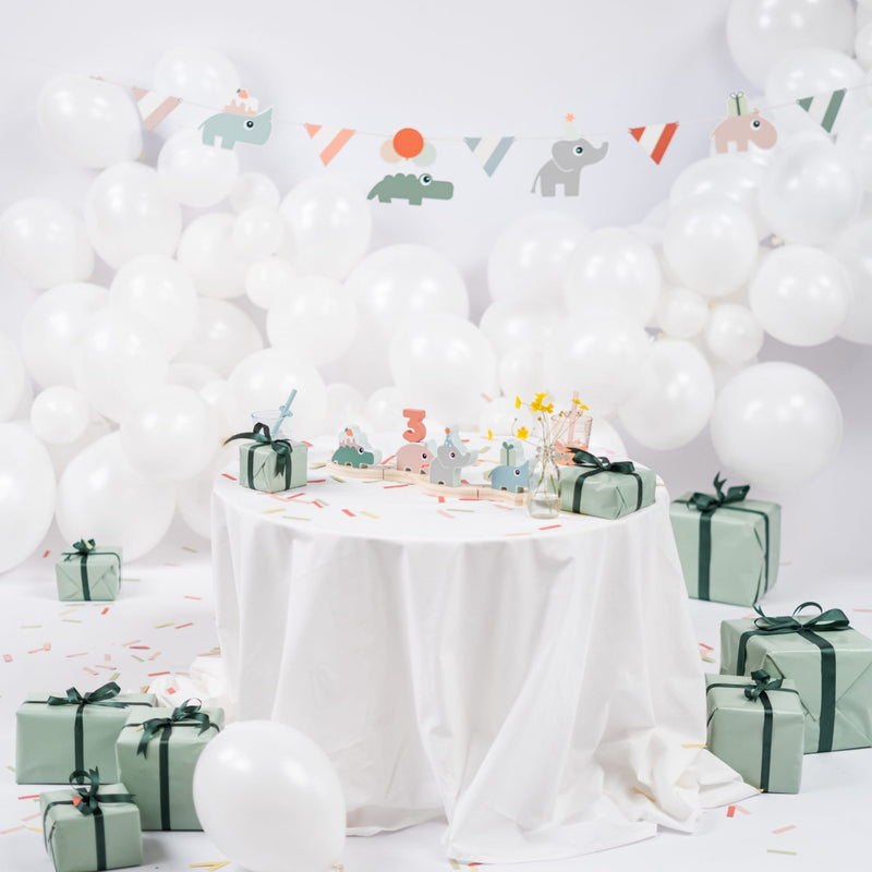 Doppelseitige Wimpelkette "Celebration Colour mix"