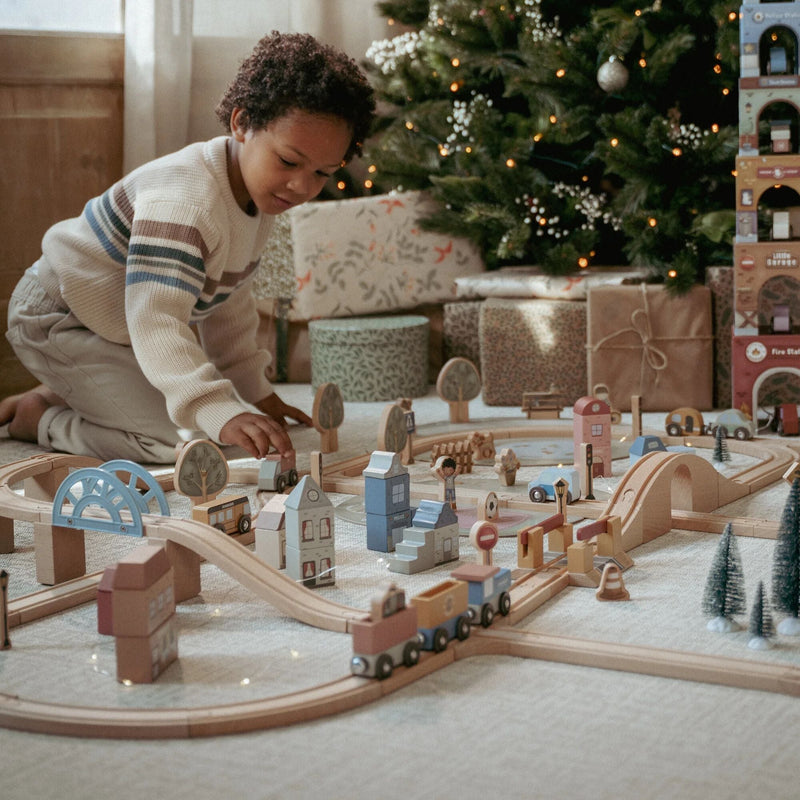 Holz-Eisenbahnset XL