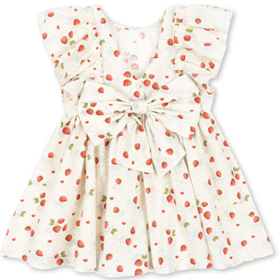 Kleid für Mädchen "Evia Bow Marmelade"