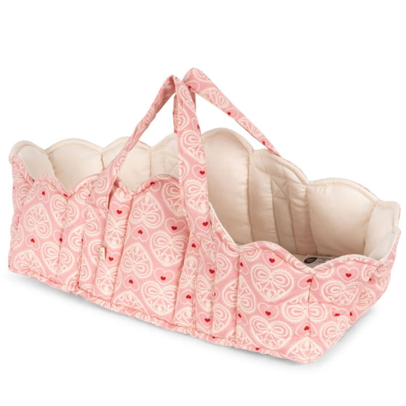 Puppentragekorb "Lacy Pink"