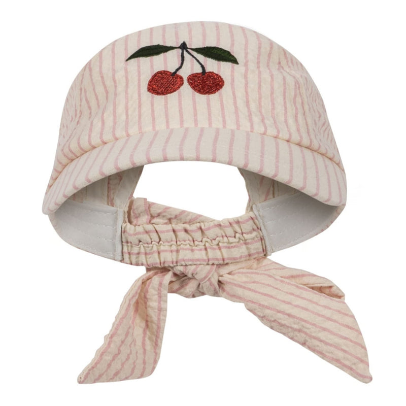 Kinder-Kappe "Ellie Bow Peony Stripe"