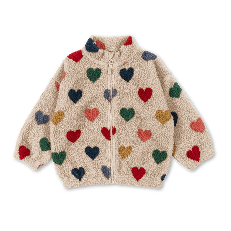 Teddy-Kinderjacke “Jody Bon Coeur Coloré"