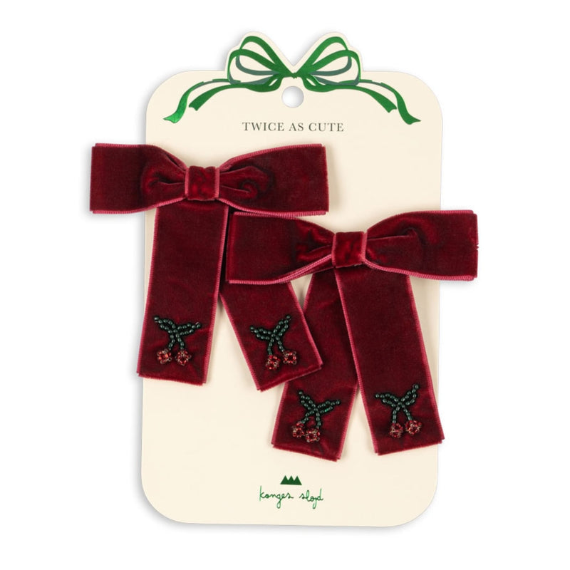 Kinder-Haarspangen “Juliette Bow Rio Red" 2er Pack