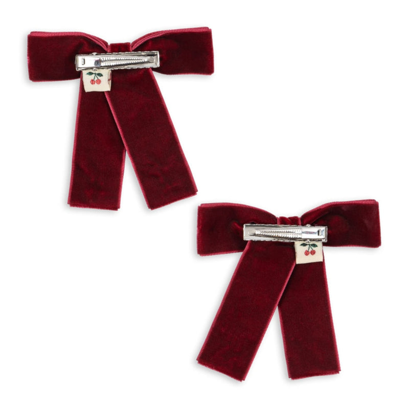 Kinder-Haarspangen “Juliette Bow Rio Red" 2er Pack