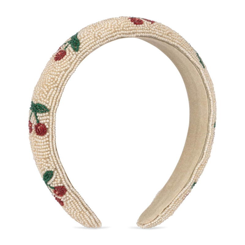 Haarreif "Beaded Cherry"