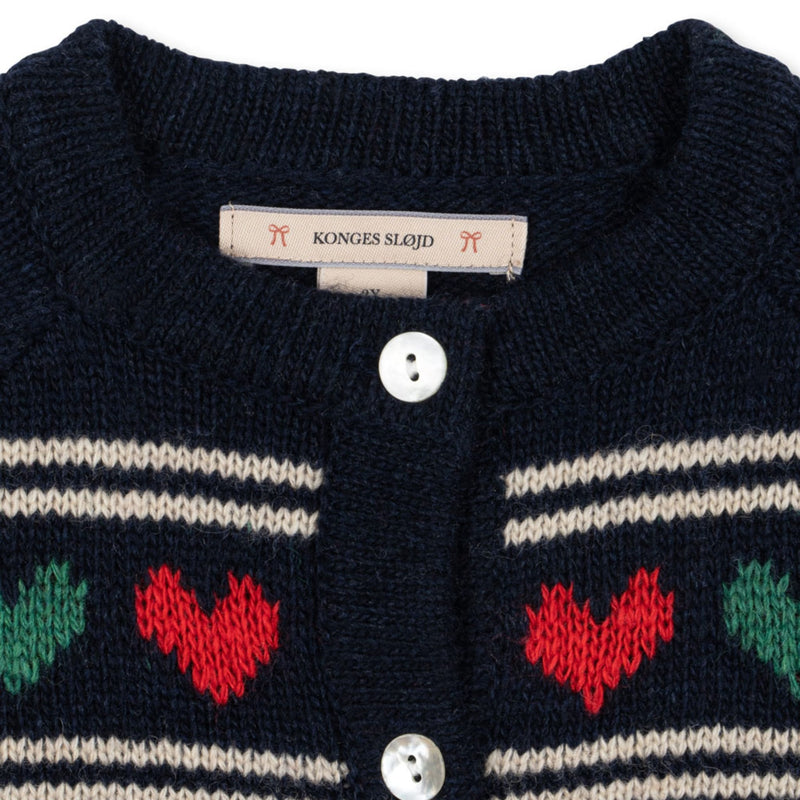 Strick-Cardigan für Mädchen "Belou Heart"