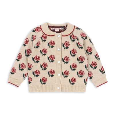 Strick-Cardigan für Mädchen "Belou Rose"