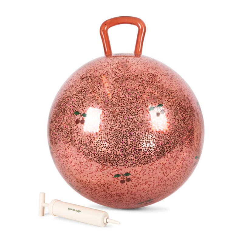 Glitter Hüpfball "Cherry"