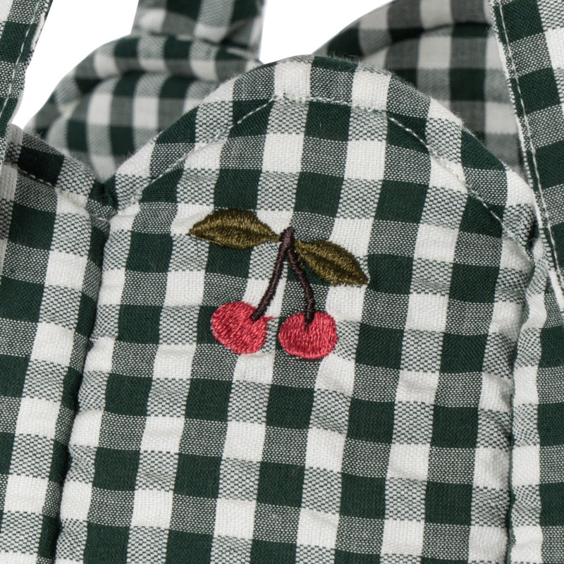 Puppentragekorb "Green Check"