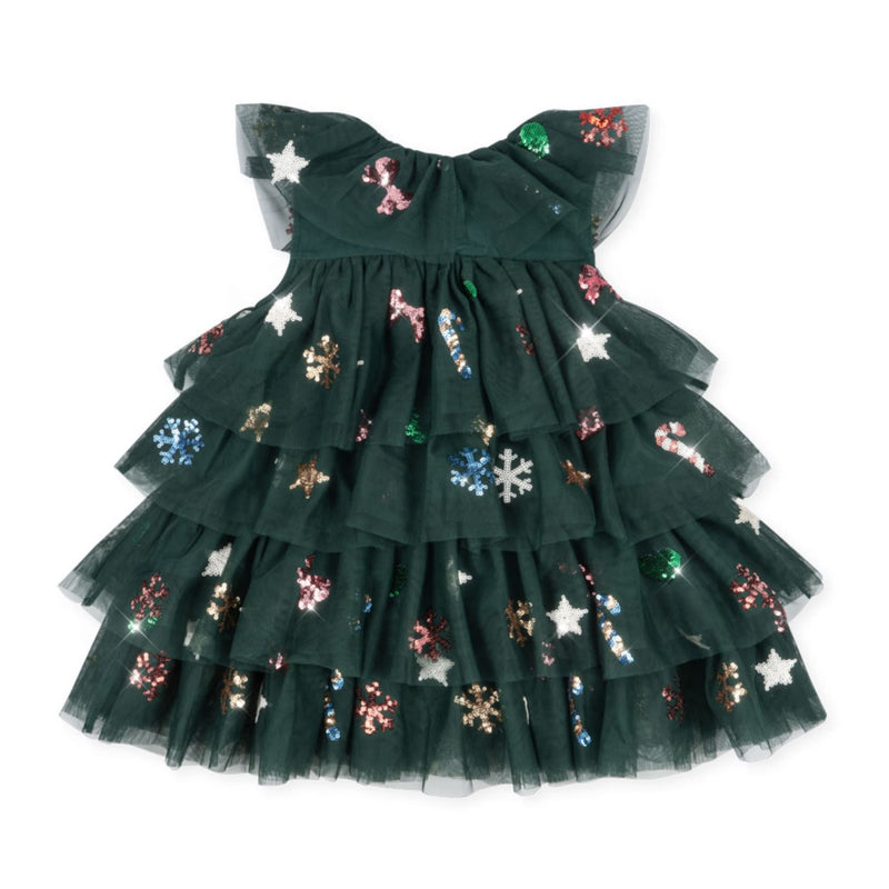 Festliche Tüllkleid "Yvonne Christmas Dress Hunter Green"