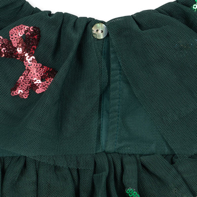 Festliche Tüllkleid "Yvonne Christmas Dress Hunter Green"