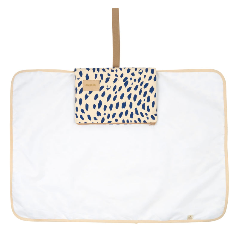 Wickelunterlage "Hyde Park Leonie Blue"
