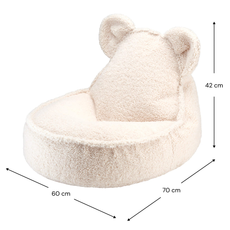 Teddy Sitzsack "Cream White"