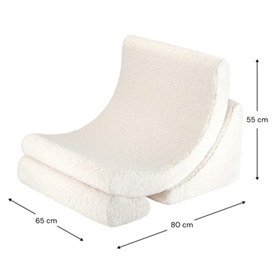 Kindersessel Moon "Cream White"