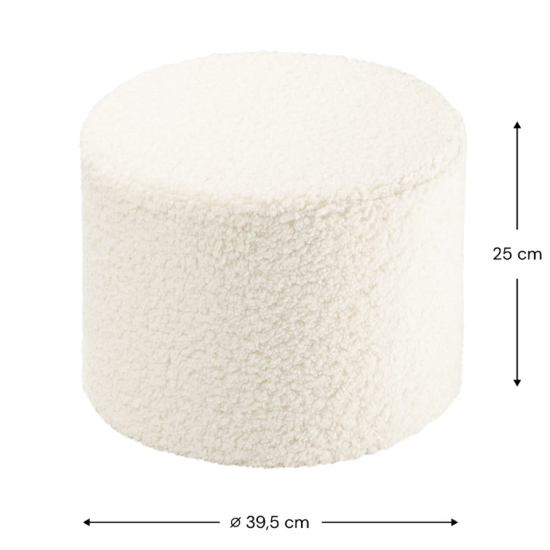 Sitzpuff "Cream White"