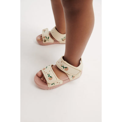 Sommer-Sandalen für Kinder "Blumer Peach / Sea Shell"
