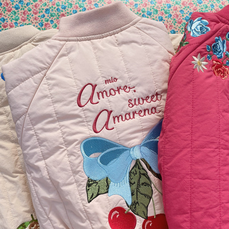 Kinder-Bomberjacke “Juno Cameo Rose"