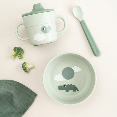 Geschirrset “Foodie Happy Clouds / Green”