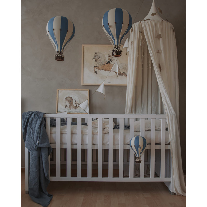 Heißluftballon “Dunkelbeige / Dunkelblau“ M