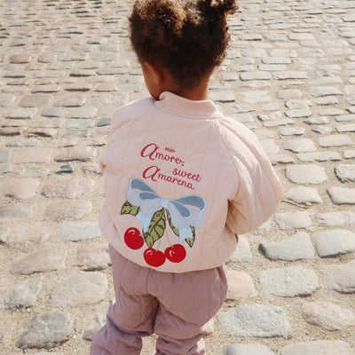 Kinder-Bomberjacke “Juno Cameo Rose"