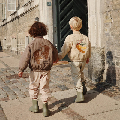 Kinder-Bomberjacke “Juno Travertine"