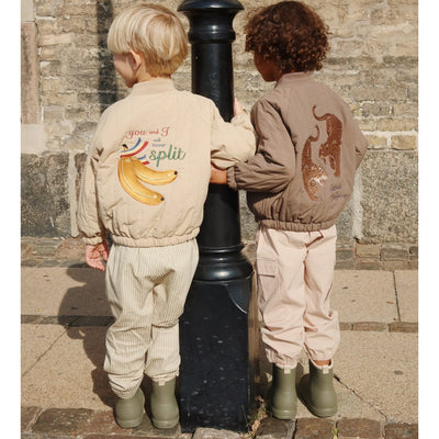 Kinder-Bomberjacke “Juno Travertine"