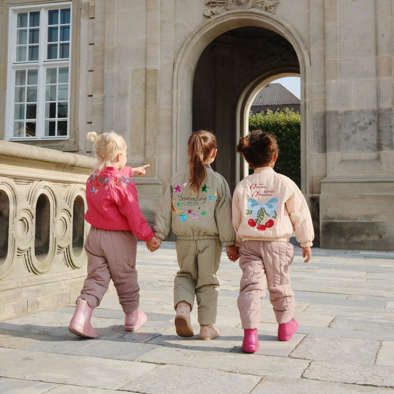Kinder-Bomberjacke “Juno Cameo Rose"