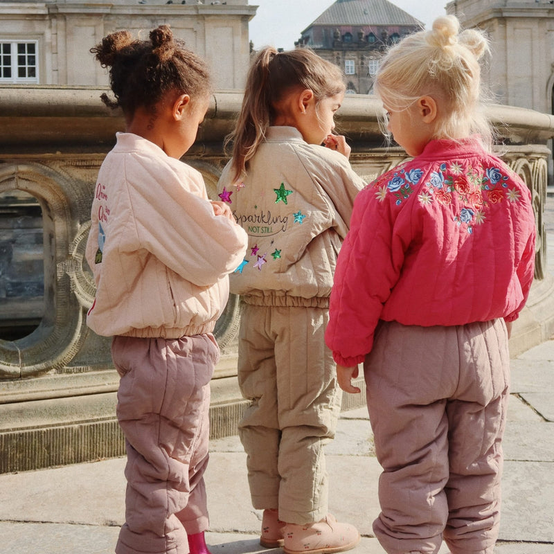 Kinder-Bomberjacke “Juno Cameo Rose"