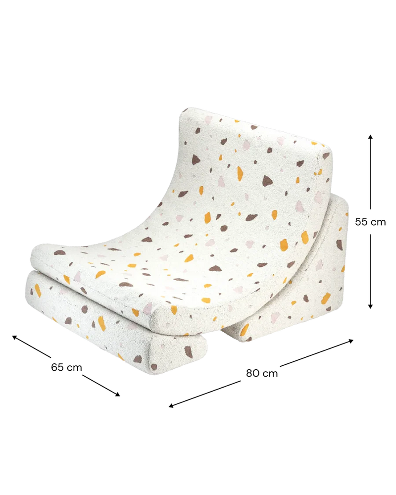 Kindersessel Moon "Terrazzo Marble"
