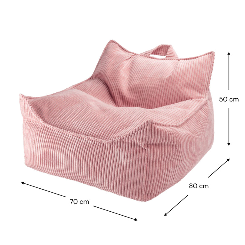 Sitzsack Sessel "Pink Mousse"