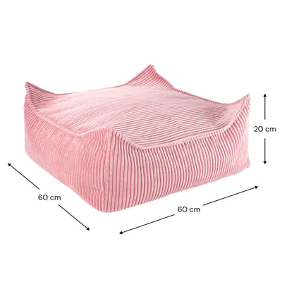 Sitzhocker "Square Pink Mousse"