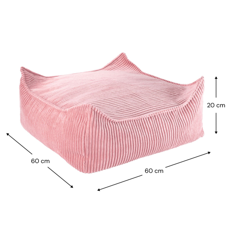 Sitzhocker "Square Pink Mousse"