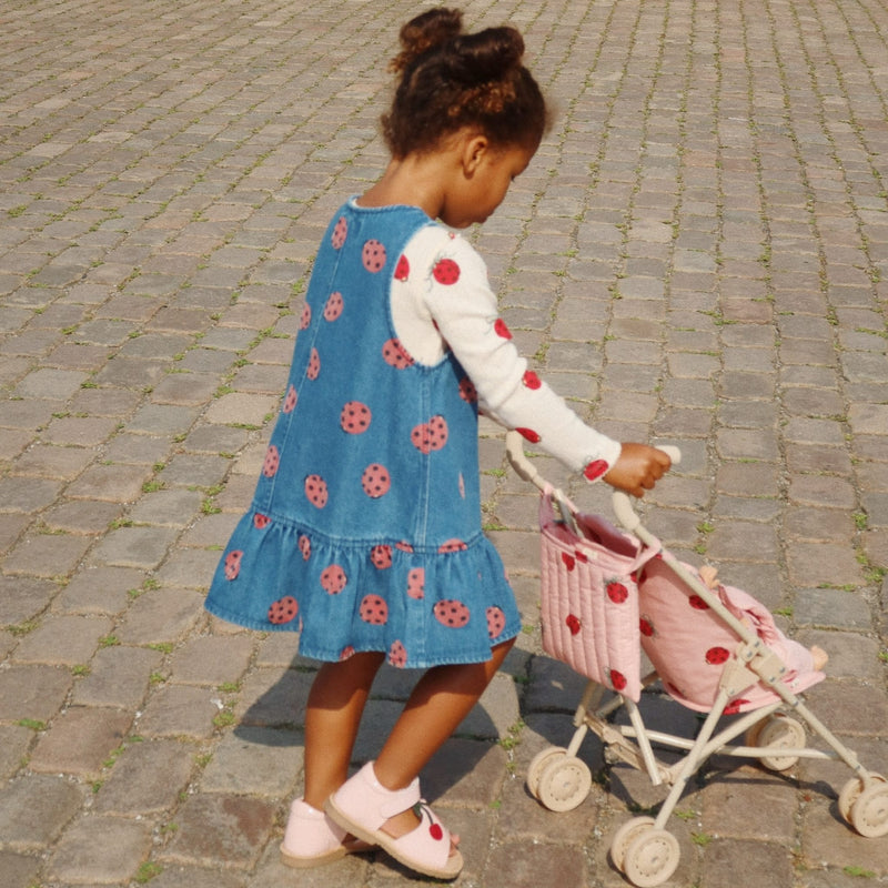 Puppenbuggy "Ladybug Glitter"