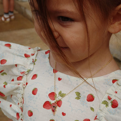 Kleid für Mädchen "Evia Bow Marmelade"