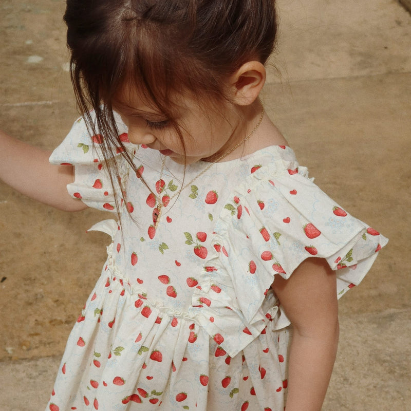Kleid für Mädchen "Evia Bow Marmelade"