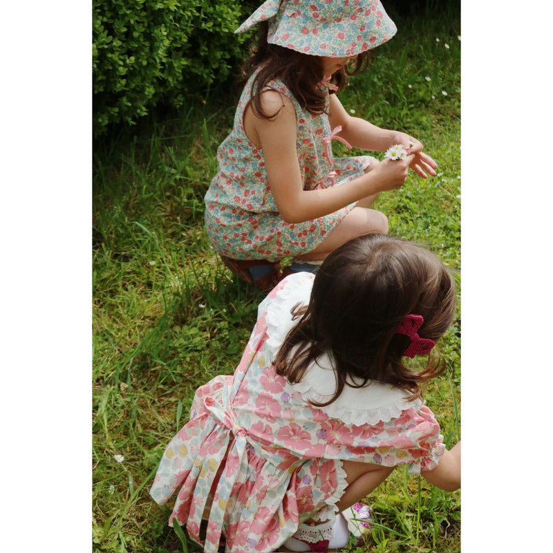Blouse"Coeur Fleur Anglaise"