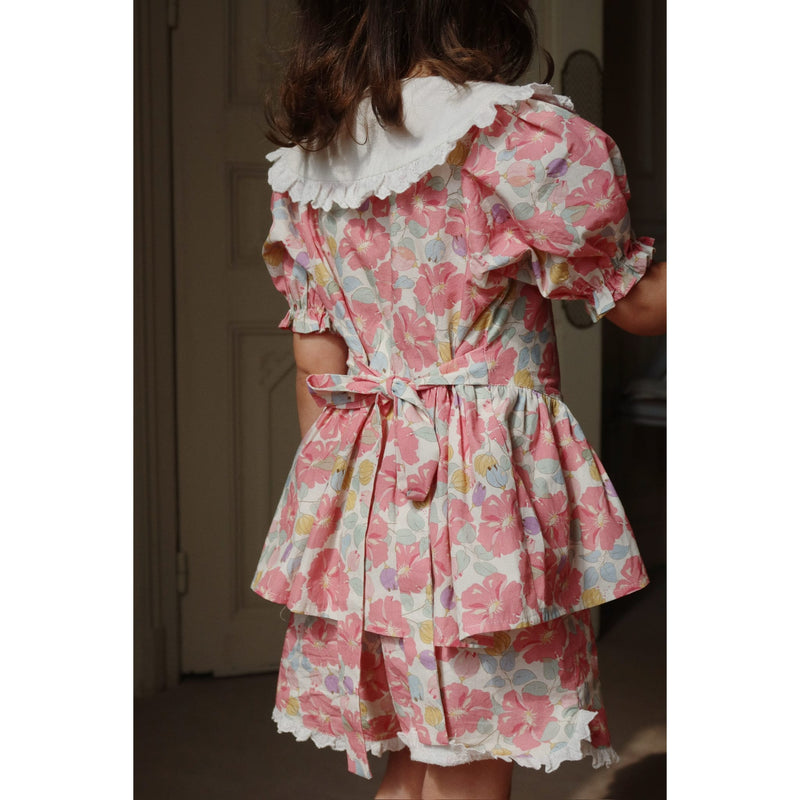 Blouse"Coeur Fleur Anglaise"